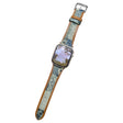 Mega Dolce Apple Smartwatch Vera Pelle E Tessuto / Nylon Universali Cinturino