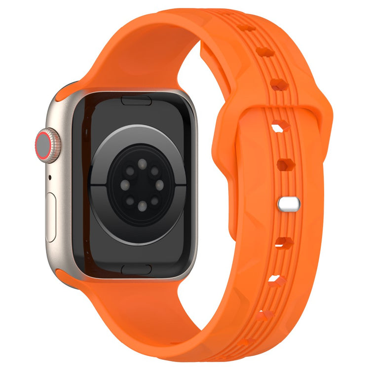 Super Flot Silikone Universal Rem passer til Apple Smartwatch - Orange#serie_1