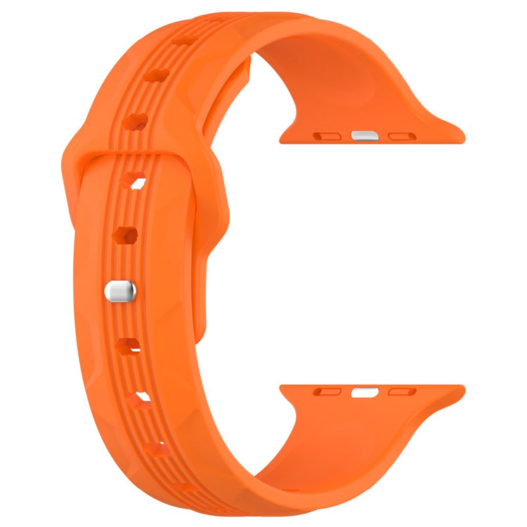 Super Flot Silikone Universal Rem passer til Apple Smartwatch - Orange#serie_1