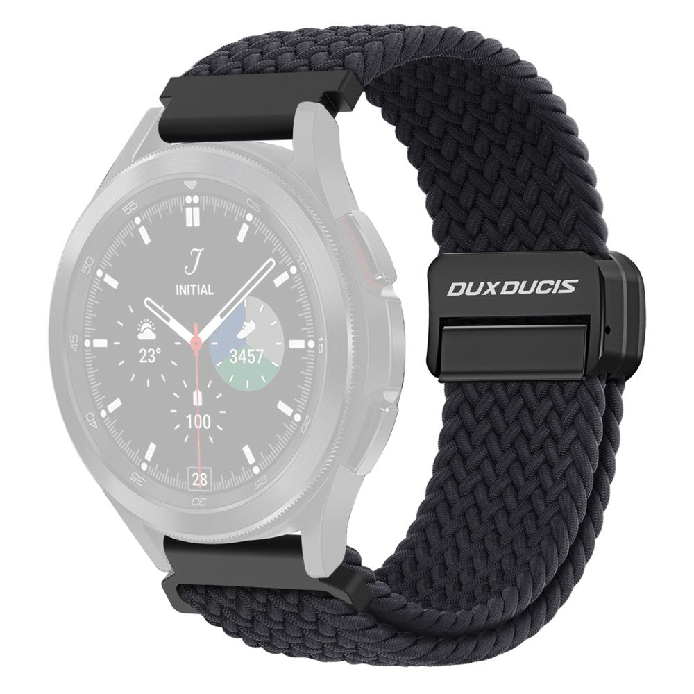 DUX DUCIS Mixture Pro Series Nylon Woven Strap Samsung Galaxy Watch6 / Watch5 / Huawei Watch GT3 Magnetic Buckle 20mm Watchband - Midnight#serie_5