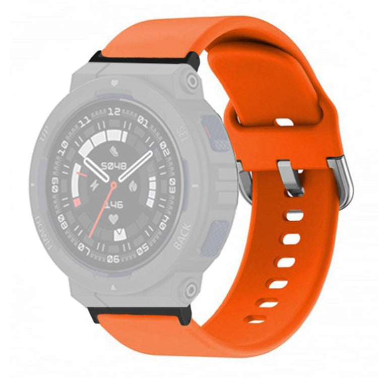 Vildt Rart Silikone Rem passer til Amazfit Active Edge - Orange#serie_3