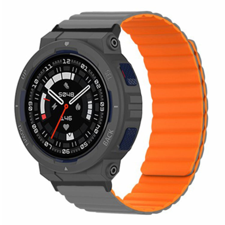 Helt Vildt Elegant Silikone Rem passer til Amazfit Active Edge - Orange#serie_4