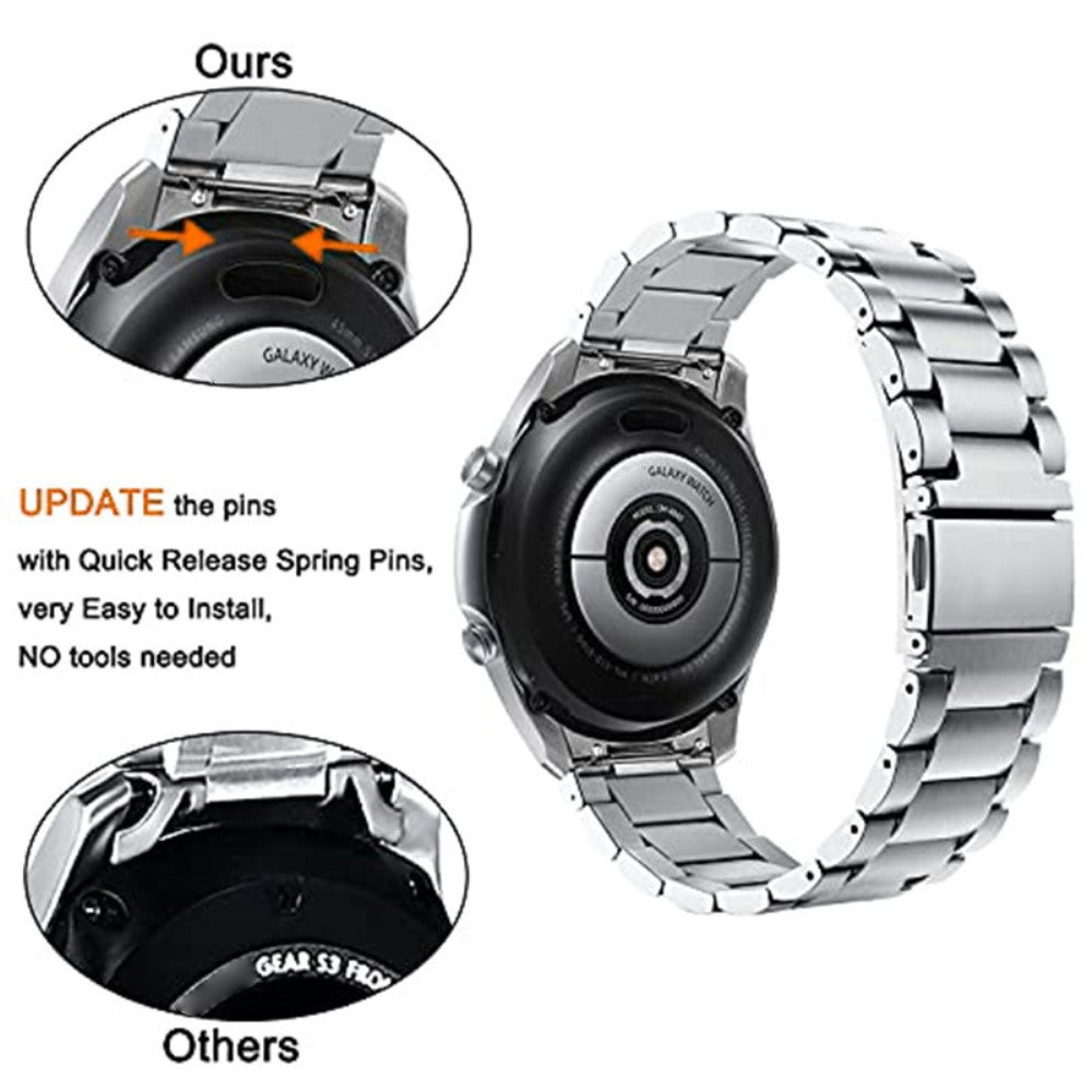 Supercool Metal Rem passer til Huawei Watch GT 4 46mm - Sort#serie_2