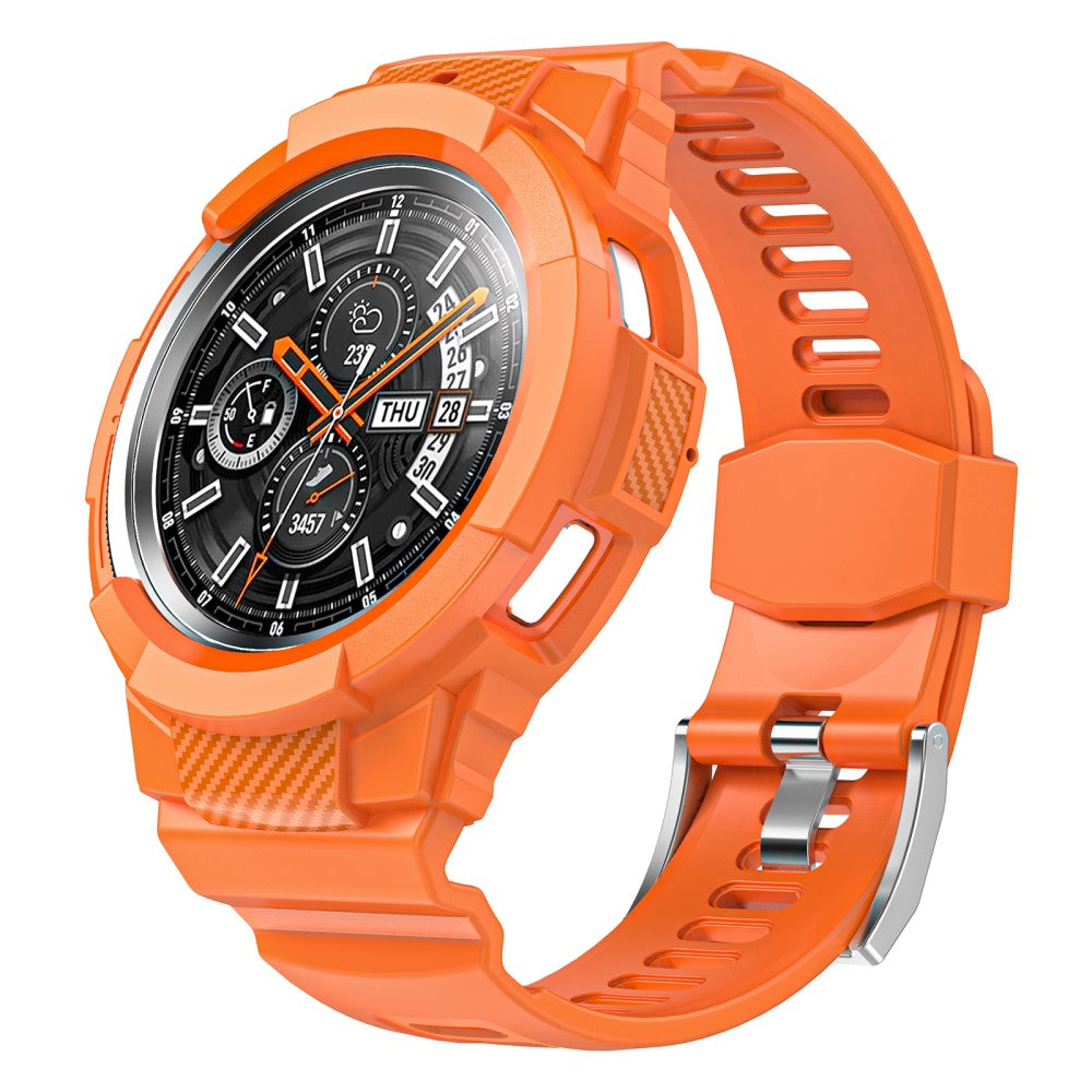 Nydelig Silikone Rem passer til Samsung Galaxy Watch 4 Classic (46mm) - Orange#serie_3