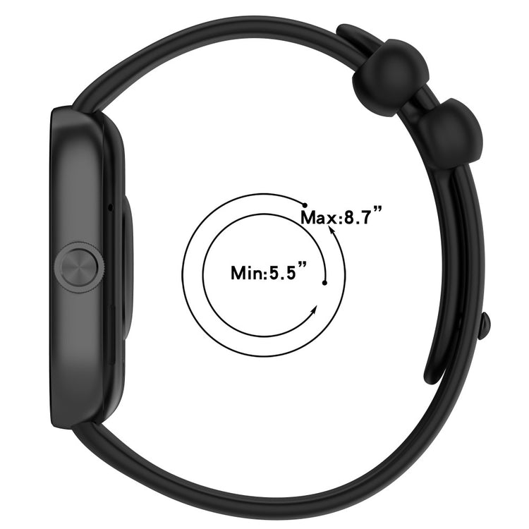 Silikone Universal Rem passer til Xiaomi Band 8 Pro / Xiaomi Redmi Watch 4 - Grøn#serie_7