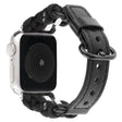 Assolutamente Confortevole Apple Smartwatch Vera Pelle E Tessuto / Nylon Universali Cinturino