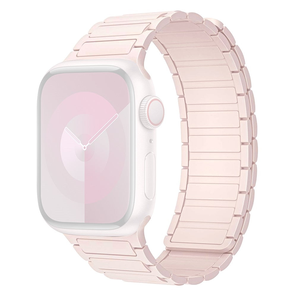 Vildt Smuk Silikone Universal Rem passer til Apple Smartwatch - Pink#serie_4