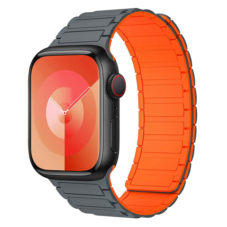 Vildt Smuk Silikone Universal Rem passer til Apple Smartwatch - Orange#serie_9