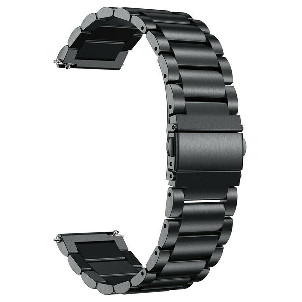 Alle Tiders Metal Universal Rem passer til Huawei Smartwatch - Sort#serie_021