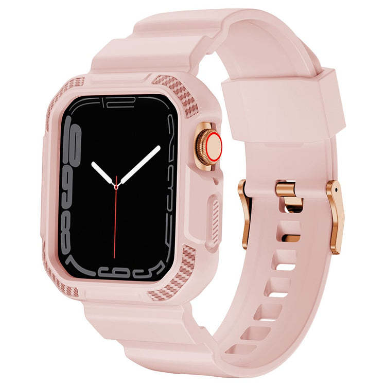 Vildt Sejt Silikone Universal Rem passer til Apple Smartwatch - Pink#serie_1