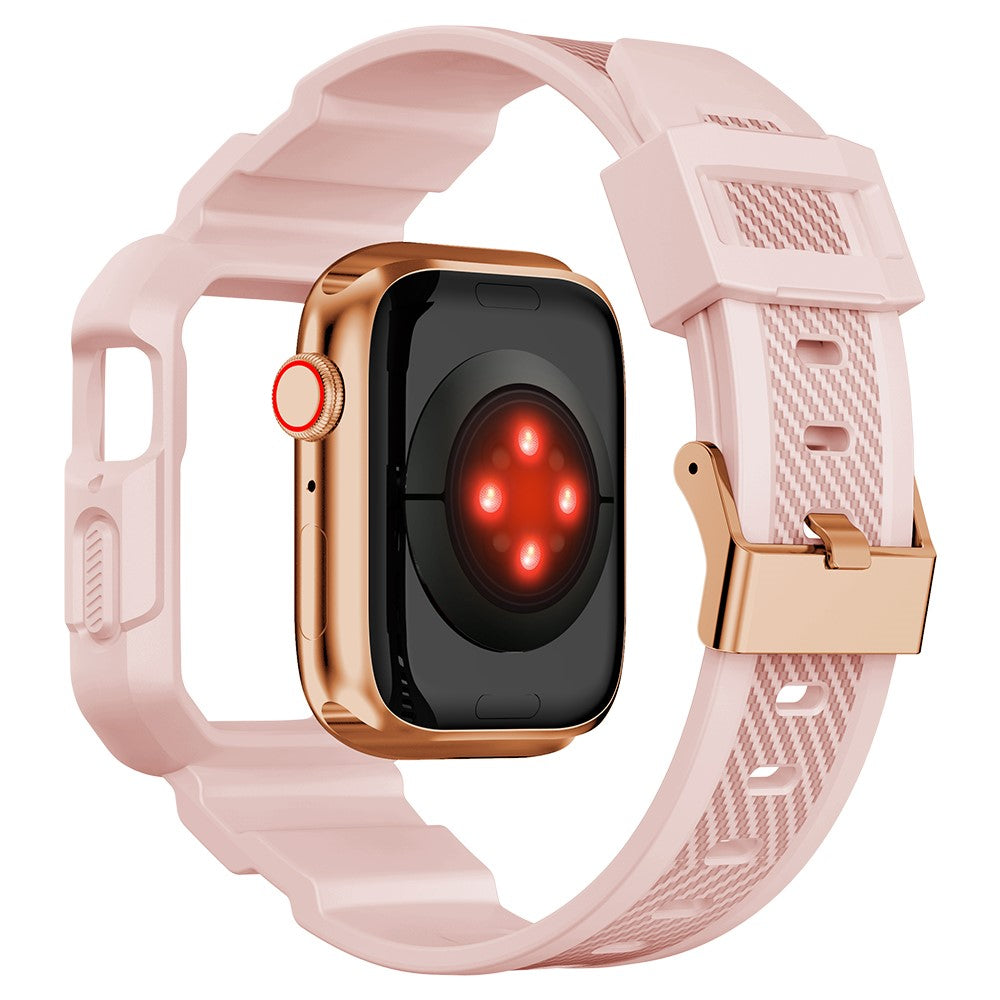 Vildt Sejt Silikone Universal Rem passer til Apple Smartwatch - Pink#serie_1