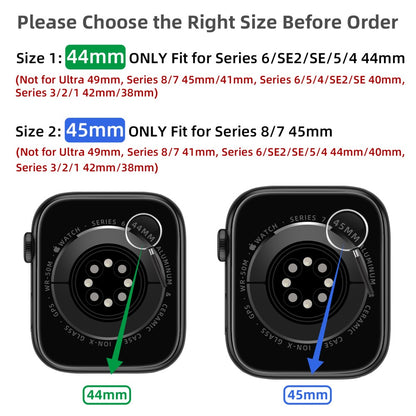 Mega Cool Silikone Universal Rem passer til Apple Smartwatch - Sort#serie_1