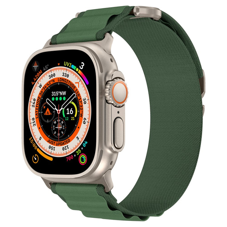 Nydelig Nylon Universal Rem passer til Apple Smartwatch - Grøn#serie_3