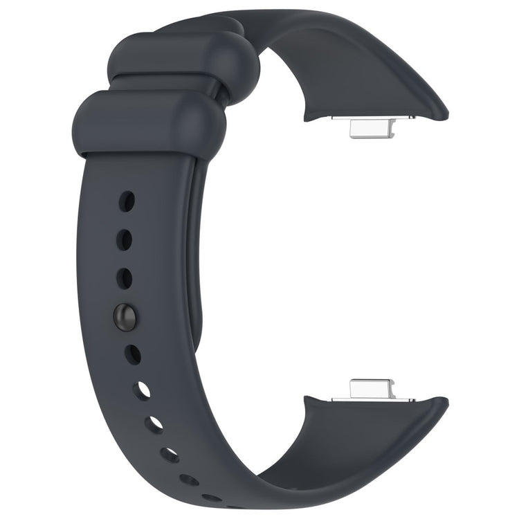 Vildt Holdbart Silikone Rem passer til Xiaomi Smart Band 8 Pro - Sølv#serie_4