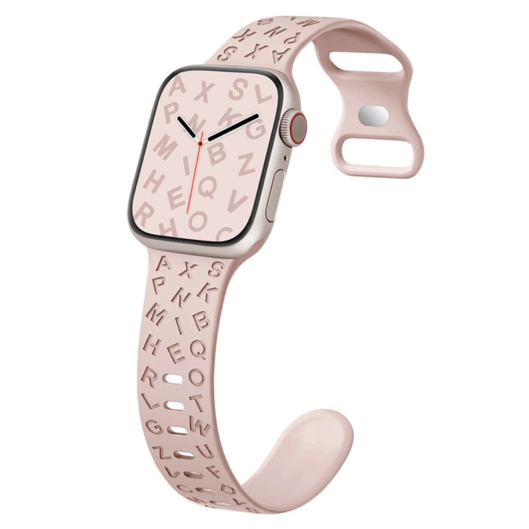 Stilren Silikone Universal Rem passer til Apple Smartwatch - Pink#serie_9