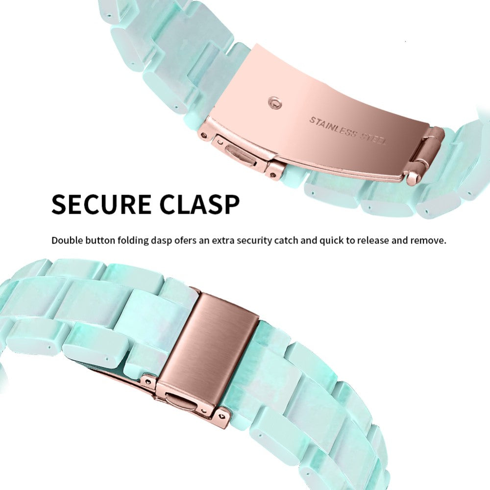 Popglory Replacement Strap Waterproof Resin Sports Watch Band - Phantom Green#serie_14