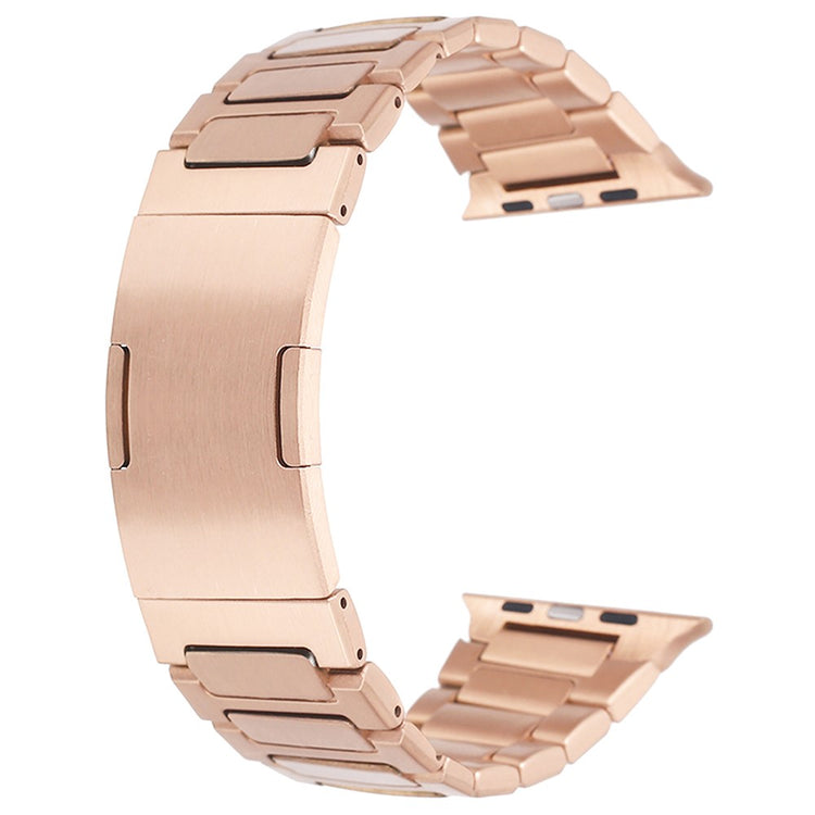 Stilfuld Metal Universal Rem passer til Apple Smartwatch - Pink#serie_3