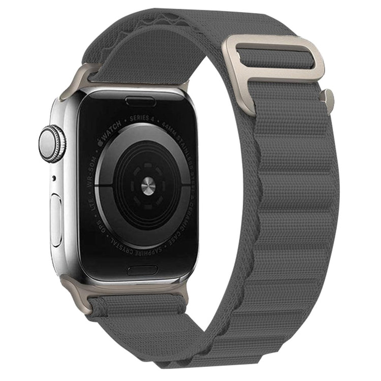 Vildt Fint Nylon Universal Rem passer til Apple Smartwatch - Sølv#serie_18