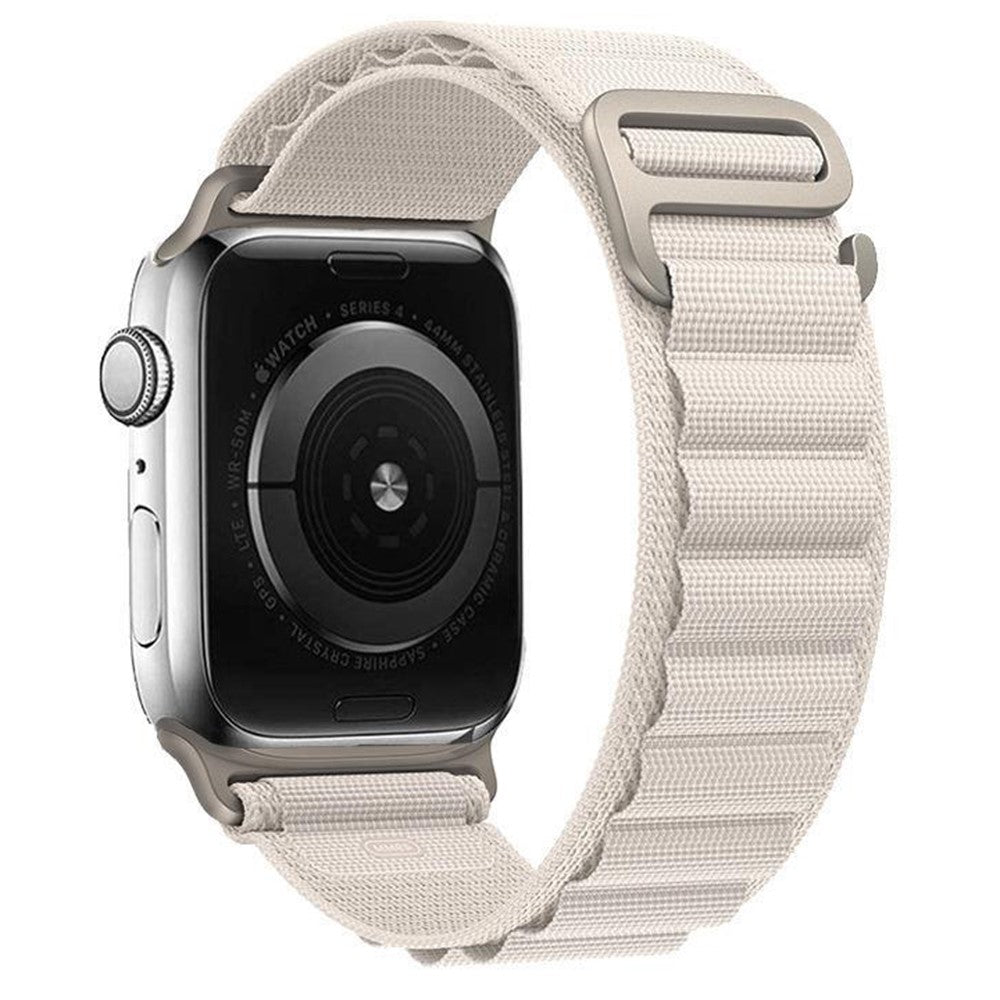 Vildt Fint Nylon Universal Rem passer til Apple Smartwatch - Hvid#serie_23