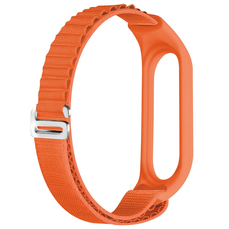 Super Godt Nylon Rem passer til Xiaomi Smart Band 8 - Orange#serie_2