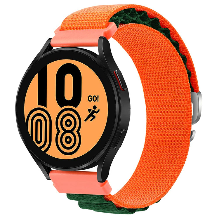 Rigtigt Slidstærk Nylon Universal Rem passer til Smartwatch - Orange#serie_5