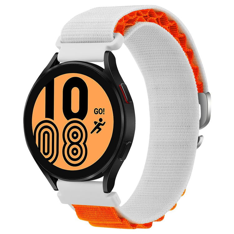 Rigtigt Slidstærk Nylon Universal Rem passer til Smartwatch - Orange#serie_14