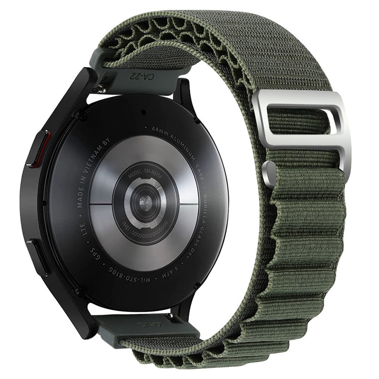 Meget Holdbart Nylon Universal Rem passer til Smartwatch - Grøn#serie_11