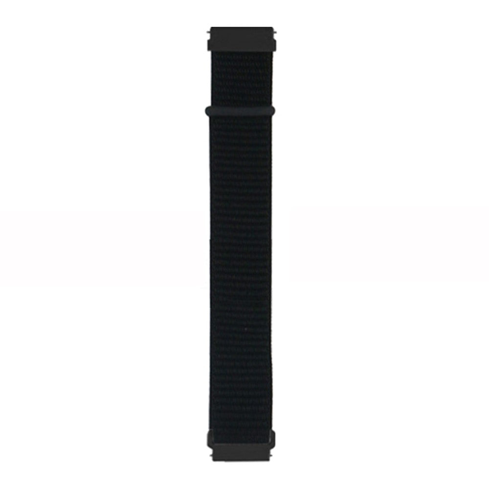 Super Godt Nylon Universal Rem passer til Smartwatch - Sort#serie_1