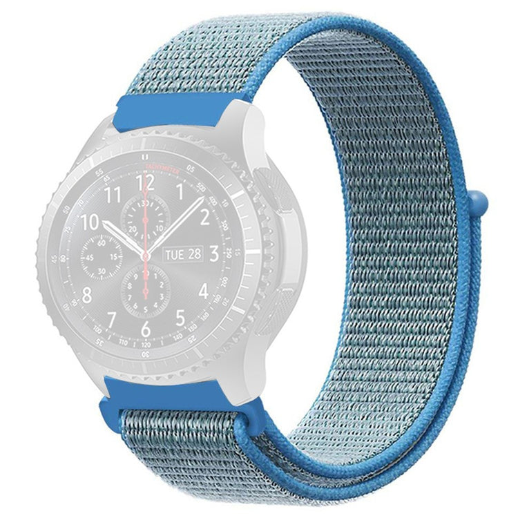 Super Godt Nylon Universal Rem passer til Smartwatch - Blå#serie_7