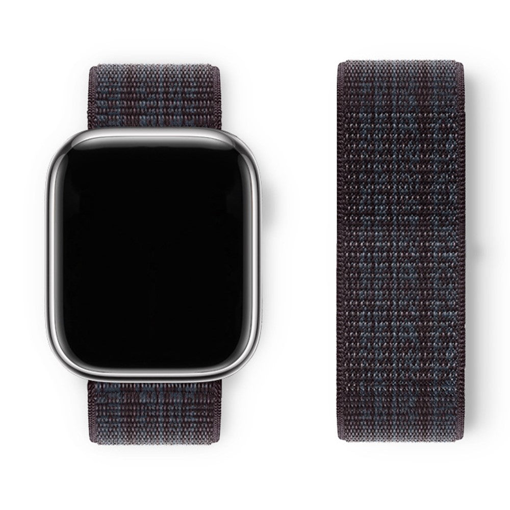 Super Smuk Nylon Universal Rem passer til Apple Smartwatch - Blå#serie_4