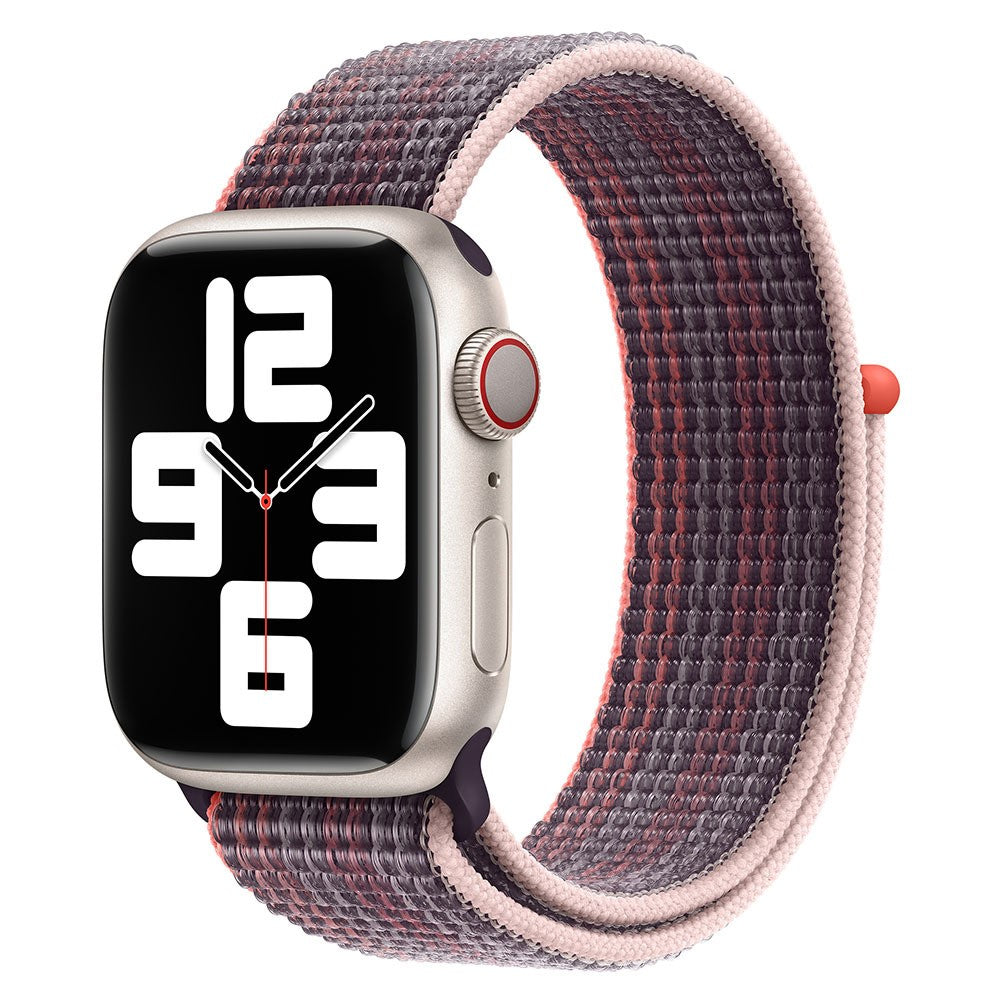 Super Smuk Nylon Universal Rem passer til Apple Smartwatch - Lilla#serie_6