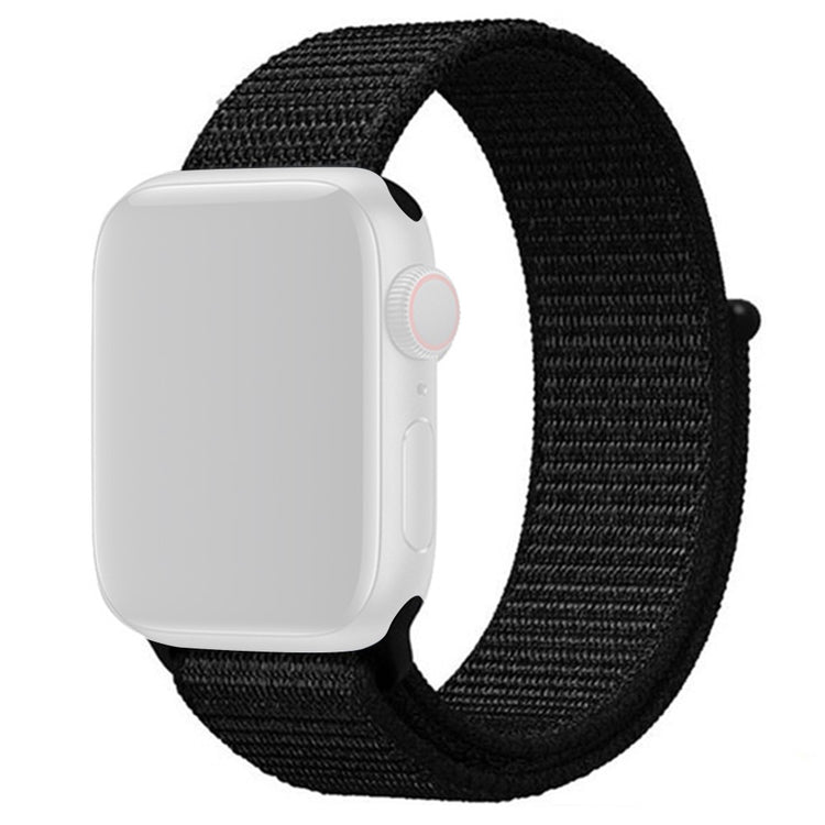 Super Smuk Nylon Universal Rem passer til Apple Smartwatch - Sort#serie_10