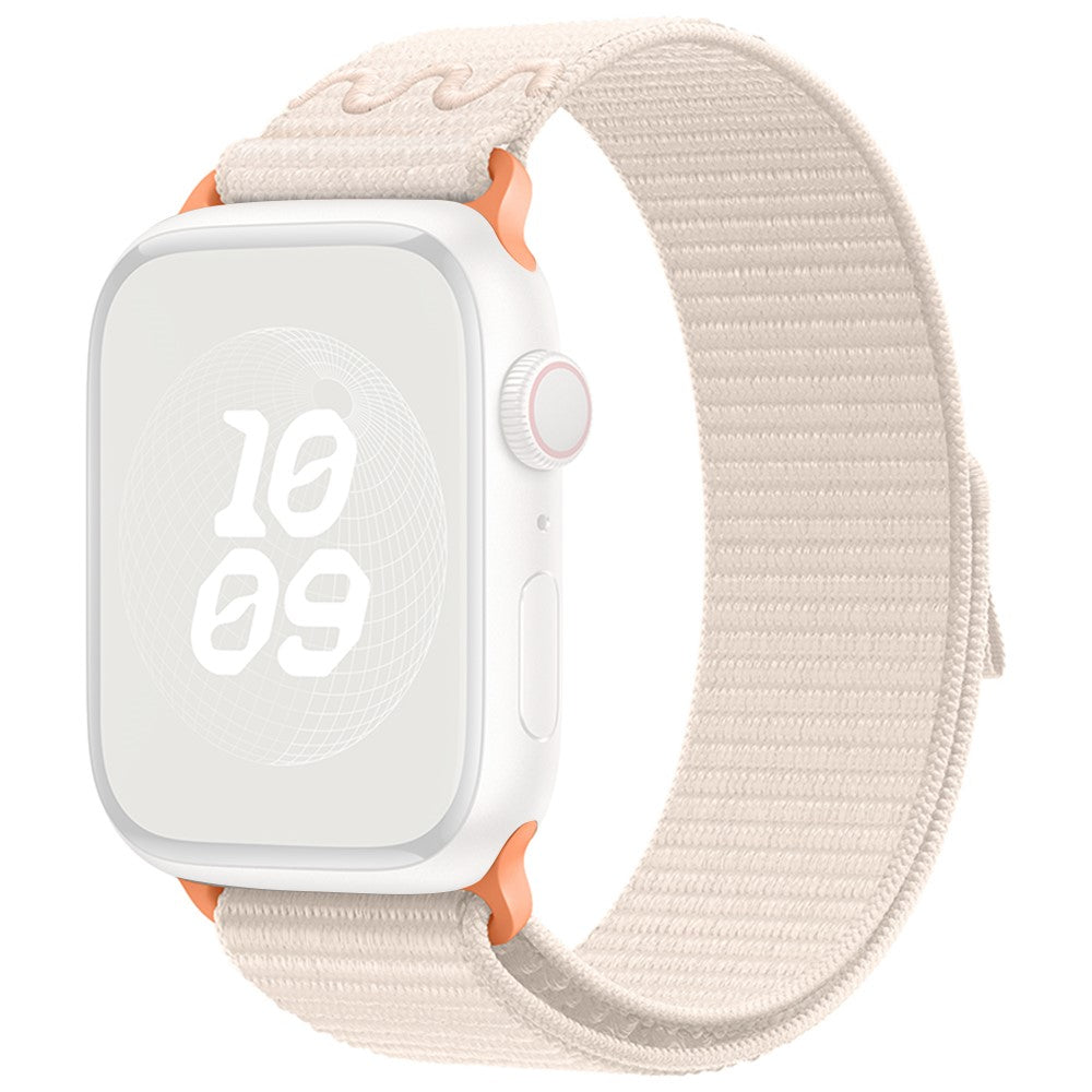 Meget Fed Nylon Universal Rem passer til Apple Smartwatch - Hvid#serie_13