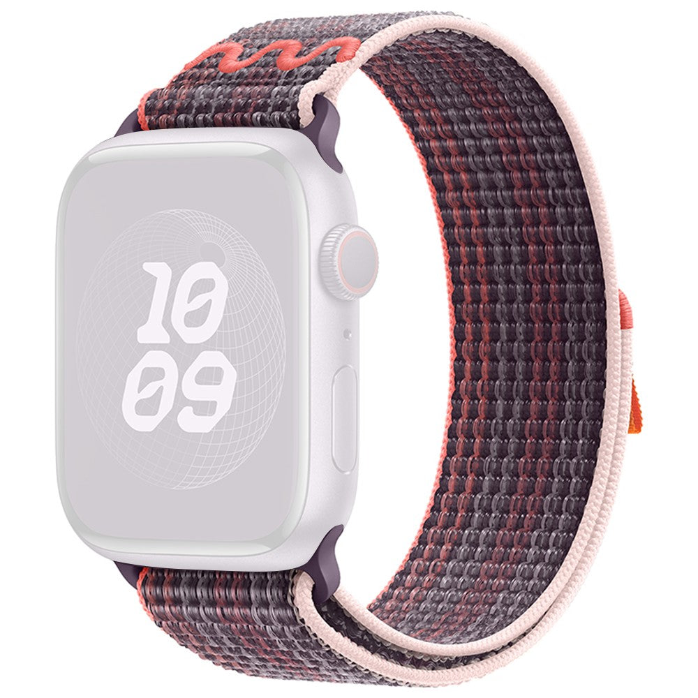 Helt Vildt Fint Nylon Universal Rem passer til Apple Smartwatch - Lilla#serie_6