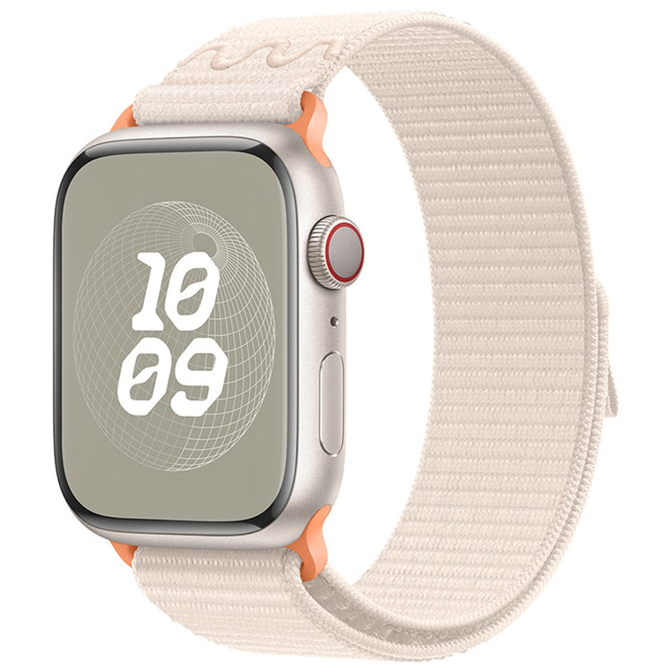 Helt Vildt Fint Nylon Universal Rem passer til Apple Smartwatch - Hvid#serie_13