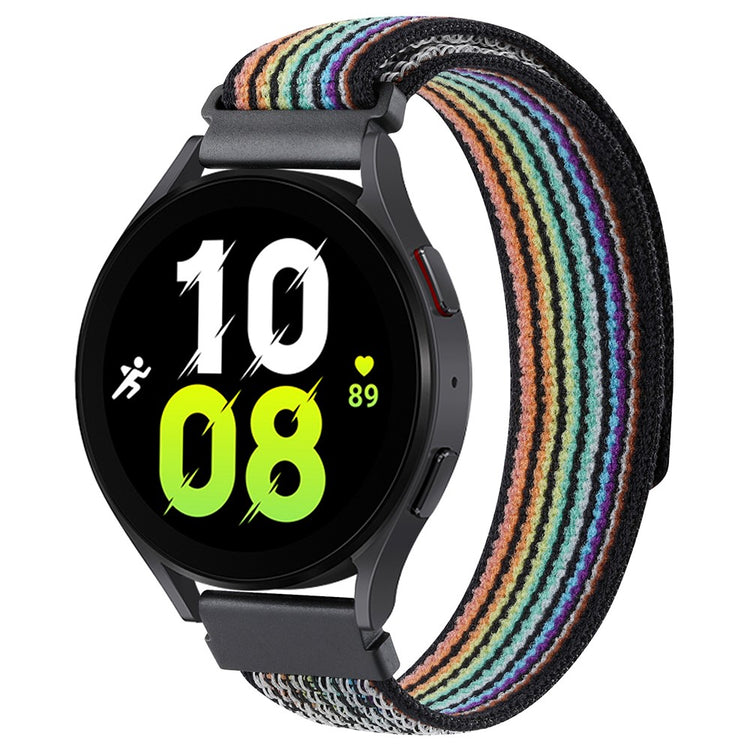 Rigtigt Elegant Nylon Universal Rem passer til Smartwatch - Flerfarvet#serie_3