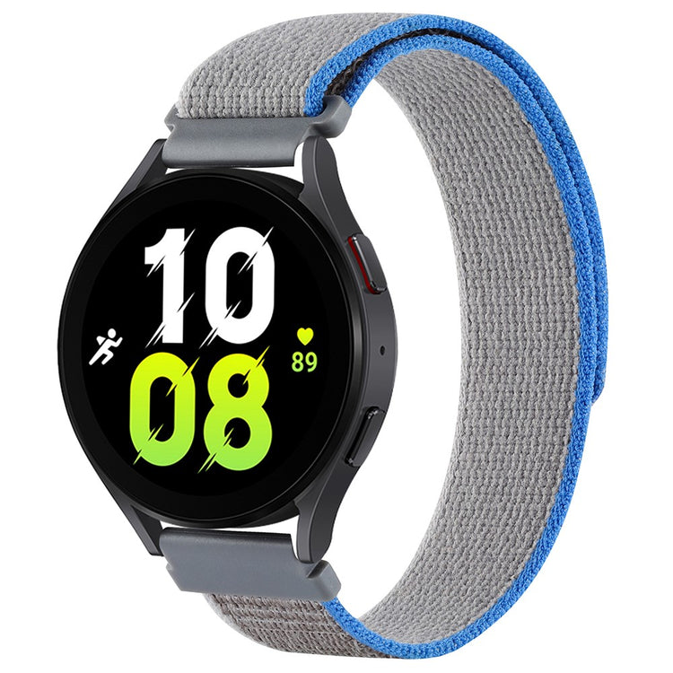 Rigtigt Elegant Nylon Universal Rem passer til Smartwatch - Blå#serie_7