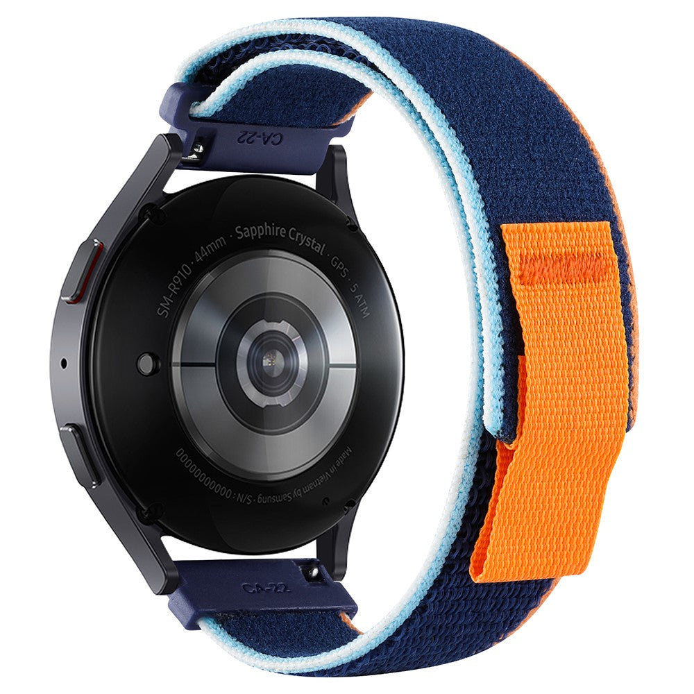 Rigtigt Elegant Nylon Universal Rem passer til Smartwatch - Blå#serie_10