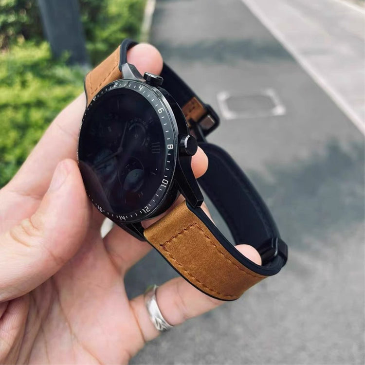 Super Pleasant Smartwatch Genuine Leather Universel Strap - Brown#serie_1