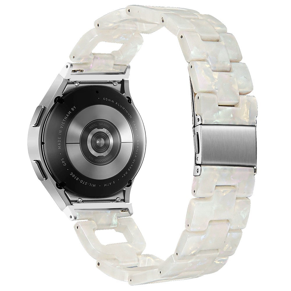 Very Elegant Samsung Smartwatch Plastic Universel Strap - White#serie_12