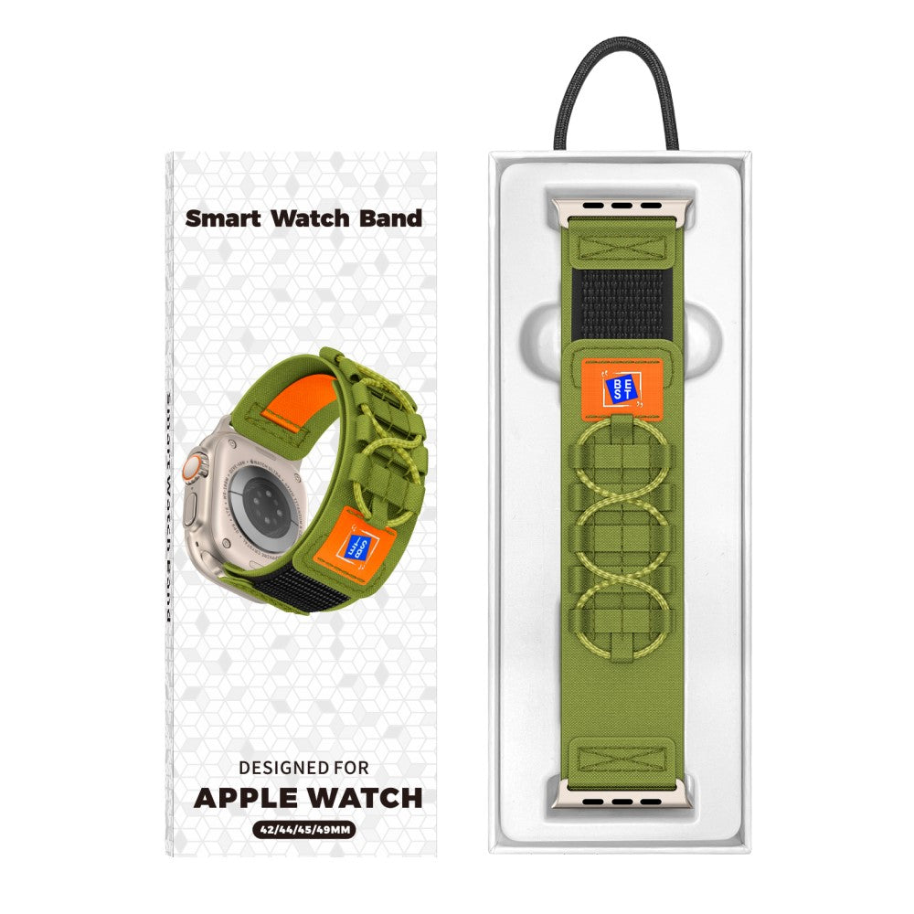 Remarkably Durable Apple Smartwatch Nylon Universel Strap - Green#serie_3