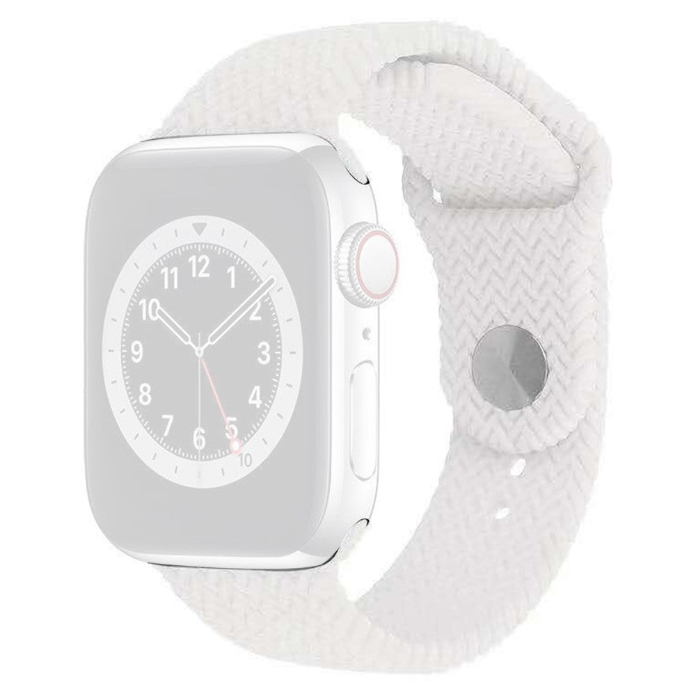 Mega Comfortable Apple Smartwatch Silicone Universel Strap - White#serie_6