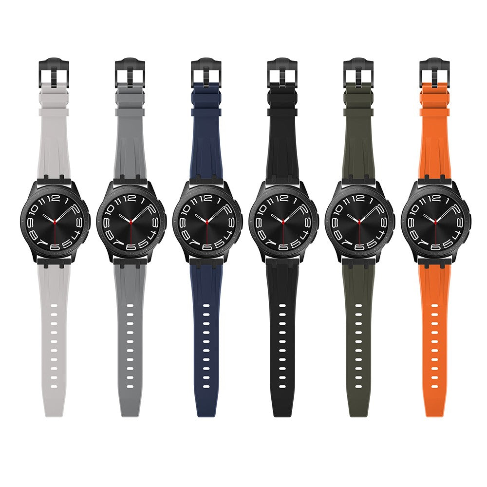 Samsung Galaxy Watch3 45mm / Gear S3 Classic / Huawei Watch GT 4 46mm Silicone Watch Band 22mm Wrist Strap - Black / Grey#serie_3