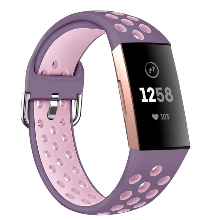 Fitbit Charge 3 / Fitbit Charge 4 Silicone Universel Strap - Purple#serie_18