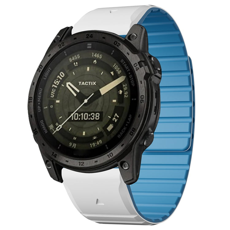 Super Durable Garmin Smartwatch Silicone Universel Strap - Blue#serie_1