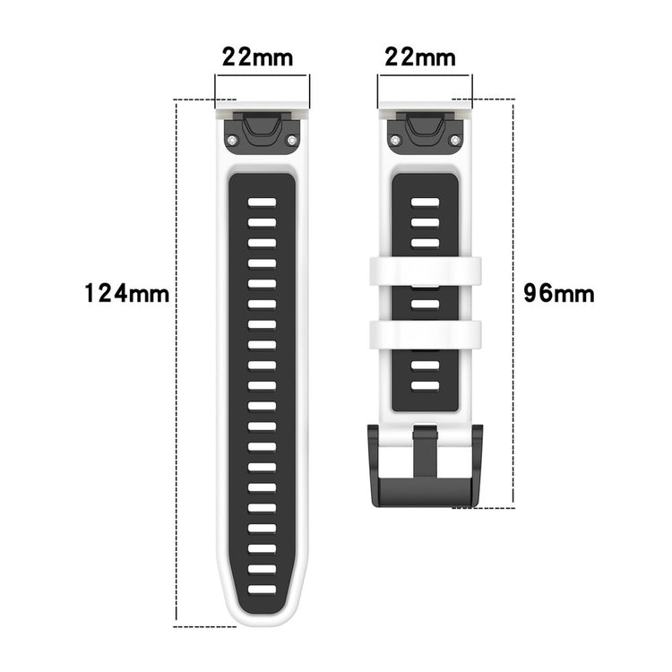 Super Sweet Garmin Smartwatch Silicone Universel Strap - Black#serie_5