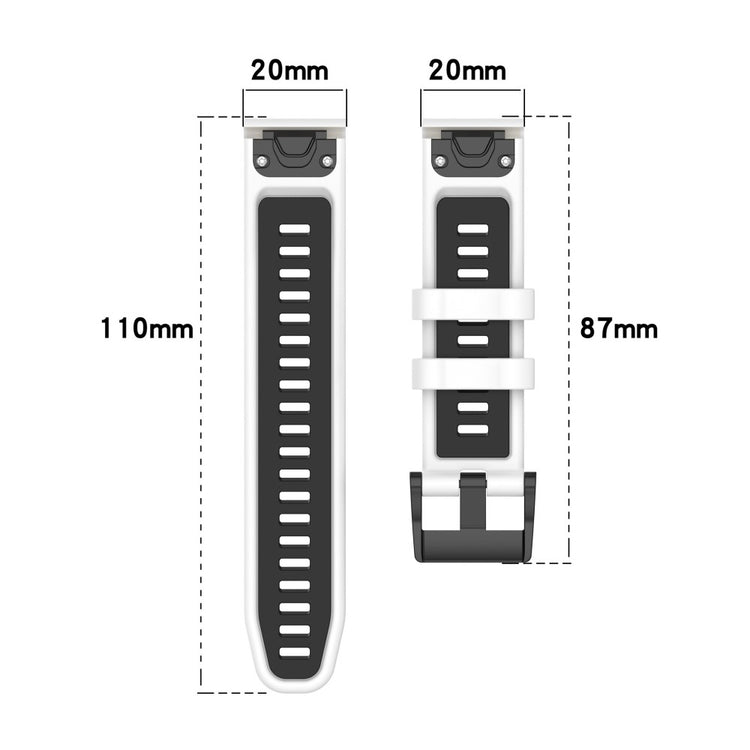 Incredibly Neat Garmin Smartwatch Silicone Universel Strap - Orange#serie_2