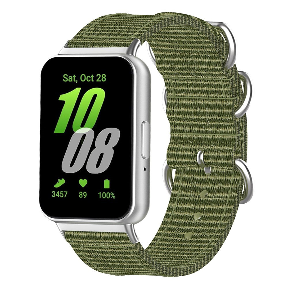 Incredibly Sweet Samsung Galaxy Fit 3 Nylon Strap - Green#serie_6