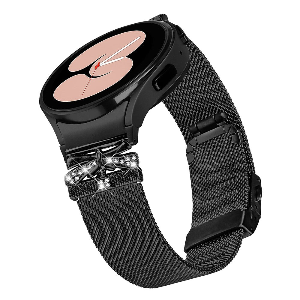 Super Fantastic Samsung Smartwatch Metal Universel Strap - Black#serie_215