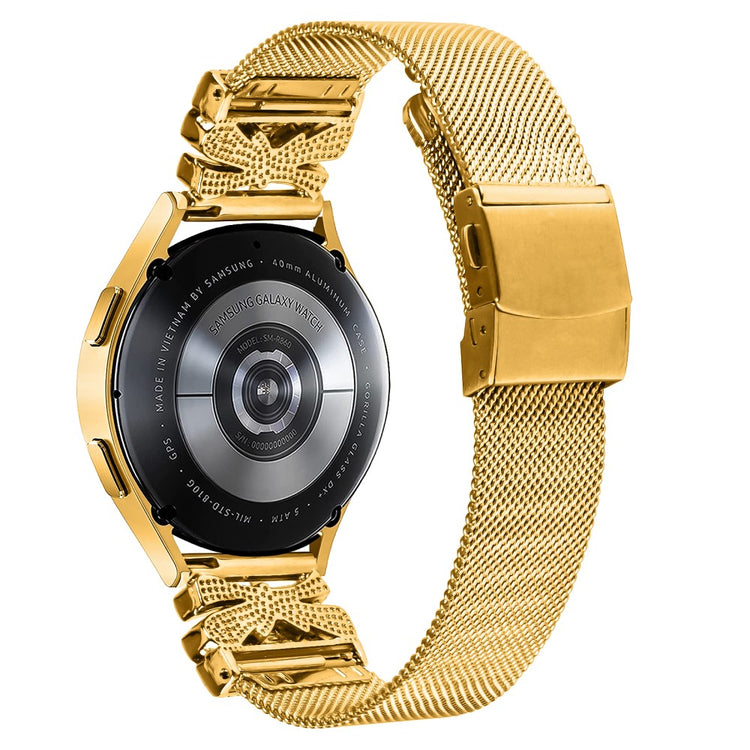 Samsung Smartwatch Metal And Rhinestone Universel Strap - Gold#serie_1